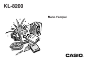 Casio KL-8200 Mode D'emploi