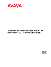 Avaya one-X H.323 9608 Guide D'utilisation