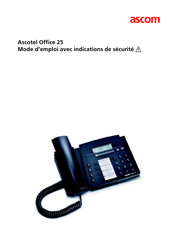 ASCOM Ascotel Office 25 Mode D'emploi