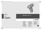 Bosch GSR 10,8-LI Professional Notice Originale