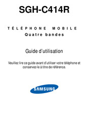 Samsung SGH-C414R Guide D'utilisation