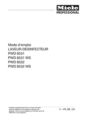 Miele professional PWD 8531 Mode D'emploi