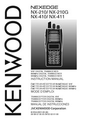 Kenwood NEXEDGE NX-210G Mode D'emploi