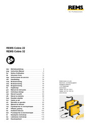 REMS Cobra 22 Notice D'utilisation