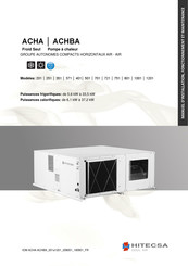Hitecsa ACHBA 201 Manuel D'installation, Fonctionnement Et De Maintenance