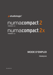 Studiologic numacompact 2 Mode D'emploi