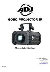 ADJ Gobo Projector IR Manuel D'utilisation