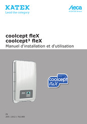 KATEK coolcept3 fleX Manuel D'installation Et D'utilisation