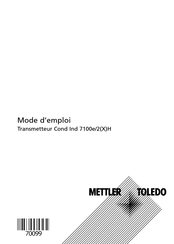 Mettler Toledo Cond Ind 7100e/2H Mode D'emploi