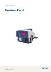 arjo Flowtron Excel Mode D'emploi