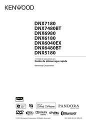 Kenwood DNX7480BT Guide De Démarrage Rapide