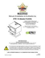 Flame XTD 1.9 FL045W Manuel D'installation Et D'utilisation