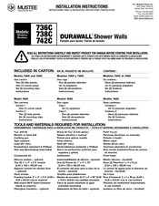 Mustee DURAWALL 738C Instructions D'installation