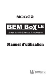 Mooer BEM Box LE Manuel D'utilisation