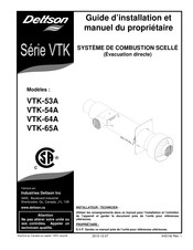 Dettson VTK-53A Guide D'installation Et Manuel Du Propriétaire