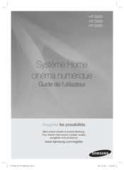 Samsung HT-D553 Guide De L'utilisateur