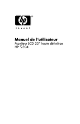 HP f2304 Manuel De L'utilisateur