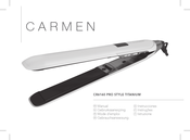 Carmen Pro Style Titanium Mode D'emploi