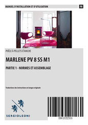 Sergio Leoni MARLENE PV 8 SS M1 Manuel D'installation Et D'utilisation