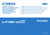 Yamaha VK540EE Manuel Du Propriétaire