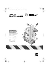 Bosch GMB 32 PROFESSIONAL Instructions D'emploi