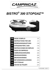 Campingaz BISTRO 300 STOPGAZ Mode D'emploi