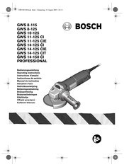 Bosch GWS 2-115 PROFESSIONAL Instructions D'emploi
