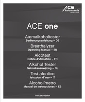 ACE Instruments ACE one Notice D'utilisation