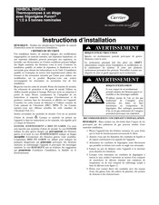 Carrier 25HCE4 Instructions D'installation