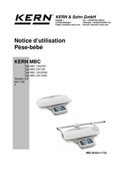 KERN MBC Série Notice D'utilisation