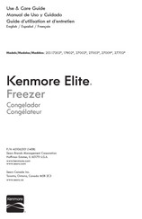 Kenmore Elite 27003 Guide D'utilisation Et D'entretien