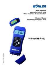 Wohler HBF 420 Mode D'emploi