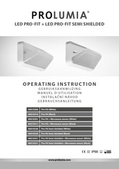 PROLUMIA LED PRO-FIT SEMI SHIELDED Manuel D'utilisation