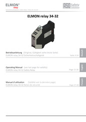 ASO Safety Solutions ELMON 34-32 Manuel D'utilisation