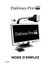 etex DaVinci Pro Mode D'emploi