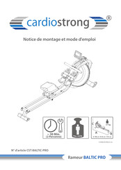 CARDIOSTRONG CST-BALTIC-PRO Notice De Montage Et Mode D'emploi