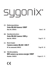 Sygonix 2106555 Mode D'emploi