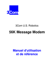 3com U.S. Robotics 56K Manuel D'utilisation