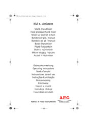 Electrolux AEG KM 400 Mode D'emploi
