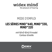 Widex m2-9 Mode D'emploi