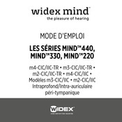 Widex m4-CIC/IIC Mode D'emploi