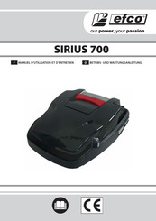 Efco Sirius 700 Manuel D'utilisation Et D'entretien