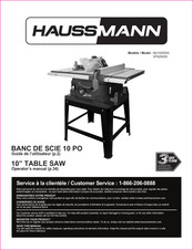 Haussmann 97925005 Guide De L'utilisateur