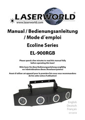 Laserworld Ecoline EL-900RGB Mode D'emploi