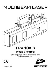 JB Systems MULTIBEAM LASER Mode D'emploi