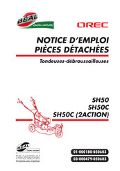 OREC SH50C 2ACTION Notice D'emploi