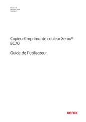 Xerox EC70 Guide De L'utilisateur