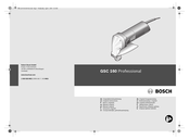 Bosch GSC 160 Professional Notice Originale