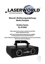 Laserworld Ecoline EL-D100G Mode D'emploi