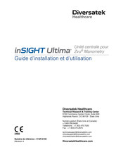 Diversatek Healthcare inSIGHT Ultima Guide D'installation Et D'utilisation